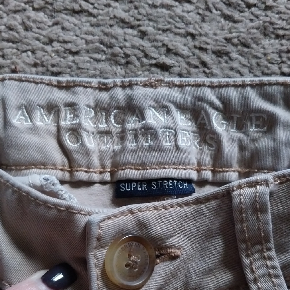 American Eagle Outfitters Beige Super Stretch Pants